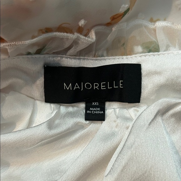 Majorelle Revolve Penny Dress in Misty Yellow, Ruffle Mini Dress, Size XXS - Picture 13 of 14